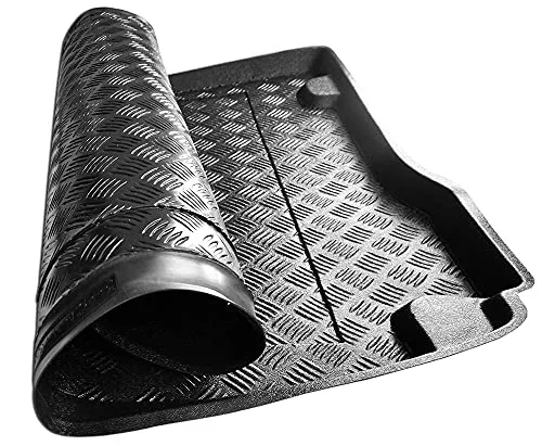 REZAW - PLAST Schutzmatte Kofferraummatte passt für BMW X5 (F15) 2013-2018 Kompletter Schutz für Ihr Auto bei Allen Wetterbedingungen mit perfekt passenden kofferraummatten
