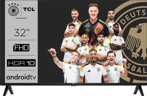 TCL 32FHD7900 Full-HD-Fernseher - 32 Zoll Smart TV mit LED-Technologie und HDR10 für lebendige Farben und perfekte Bildqualität, ideal für Ihr Zuhause.