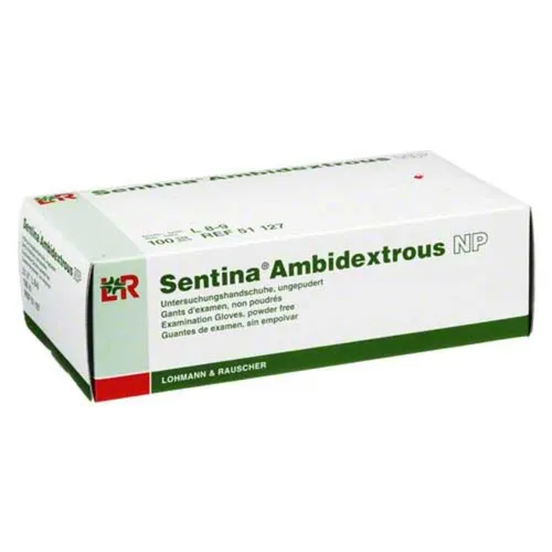 Sentina Ambidextrous Untersuchungshandschuhe ungepudert L Handschuhe Inhalt: 100 St