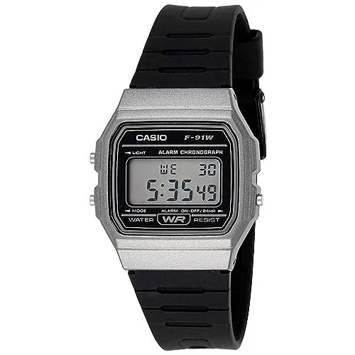 Casio F-91WM-1B Vintage Digitaluhr