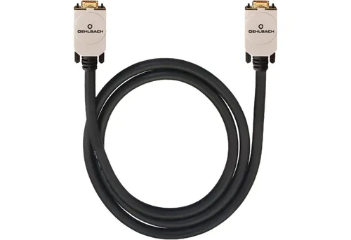 Oehlbach Video-Kabel, VGA, VGA (2500 cm), 24kt vergoldete Kontakte