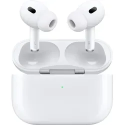 Apple AirPods Pro 2. Generation USB-C - Weiß - Kopfhörer mit aktiver Geräuschunterdrückung, ideal für ungestörtes Hören. Genießen Sie kabellosen Komfort mit USB-C Anschluss.