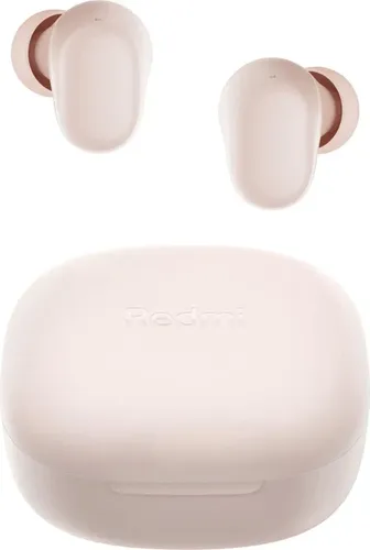 Xiaomi Redmi Buds 6 Play - Pink BHR8775GL - True-Wireless-In-Ear-Kopfhörer mit 10-mm-Dynamiktreiber und AI-Rauschunterdrückung. Genießen Sie bis zu 36 Stunden Spielzeit, spritzwassergeschützte Bauweise und intuitive Touch-Steuerung für ultimativen Komfort und Klangqualität.