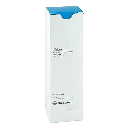 Brava Geruchsneutralisierendes Gleitmittel 240 ml - Hygienisches Gleitmittel für Stomabeutel, neutralisiert Gerüche und sorgt für mehr Komfort im Alltag.