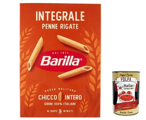 5x Pasta Barilla Farfalle Integrali Vollkorn Nudeln 500g+Italian Polpa 400g