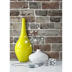 NEWROOM Steintapete Tapete Grau Mauer Stein Modern Papiertapete Braun Papier moderne Design 3D Optik Steintapete Ziegelstein Backstein Mauerwerk Klinker Loft inkl. Tapezier Ratgeber
