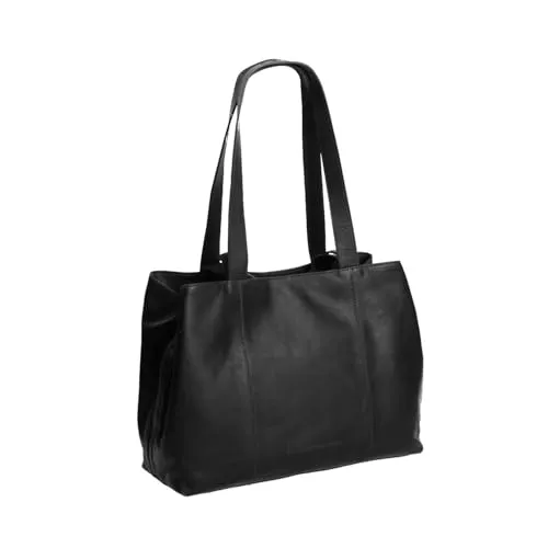 The Chesterfield Brand Gail - Shopper Leder 36.5 cm black - Damen-Shopper mit reichhaltiger Ausstattung, bietet Platz für Stift, Kreditkarte, Handy und Schlüssel. Ideal für den Alltag!
