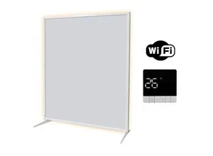 SHX Premium Infrarot-Heizpaneel 500W mit WIFI - Heizkörper mit 500 Watt Leistung, Carbon Crystal Heizelement und dimmbarem LED-Umgebungslicht für individuelle Lichtstimmung. Ideal für effiziente Wärme und modernes Wohnen.