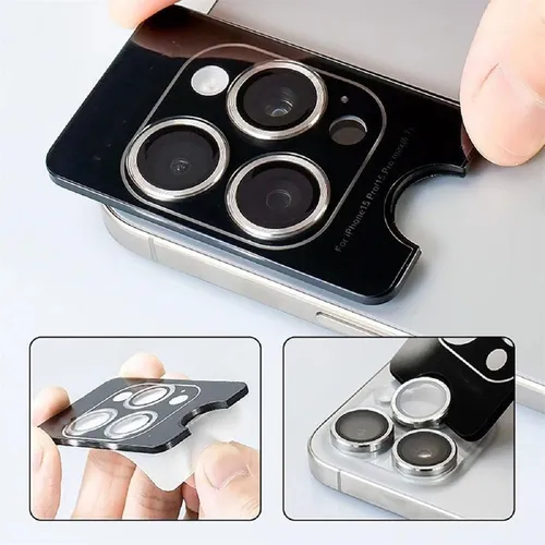 Kamera-Schutzglas für Smartphone-Linsen kompatibel mit iPhone 14 Plus Lila