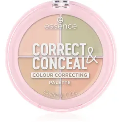 essence CORRECT & CONCEAL Concealer Palette Nr. 10 - Die essence CORRECT & CONCEAL Palette bietet vier pastellfarbene Nuancen zur perfekten Korrektur von Hautunreinheiten. Ideal für unterwegs, sorgt die cremige Textur für ein müheloses Verblenden und eine makellose Basis für dein Make-up.