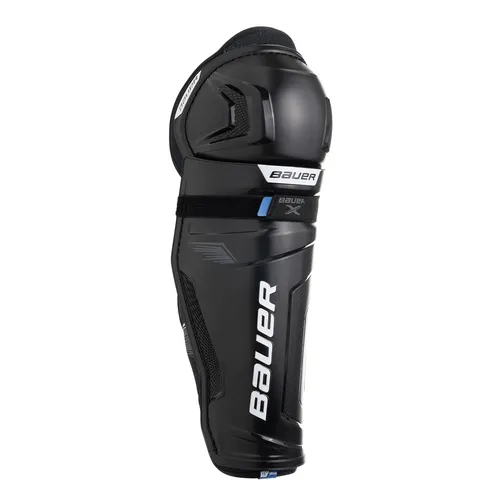 Bauer X II 2.0 Eishockey Schienbeinschutz Senior (15") - Eishockey-Beinschützer mit optimalem Schutz und komfortablem Sitz, ideal für leistungsorientierte Spieler.