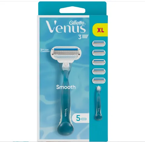 Gillette Venus Smooth XL  Rasierer mit 5 Klingen, Damen Rasierer OVP/NEU