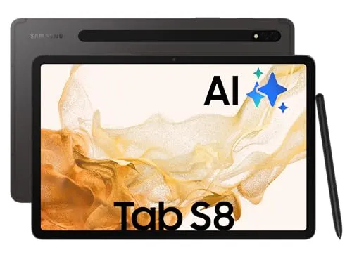 Samsung Galaxy Tab S8 Wi-Fi, Graphite, 128 GB