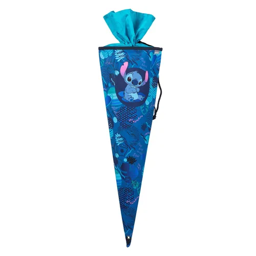 McNeill Schultüte Stitch - Schultüte aus strapazierfähigem Polyester, 70 cm hoch und ideal für den Schulstart, sorgt für strahlende Augen bei Kindern.