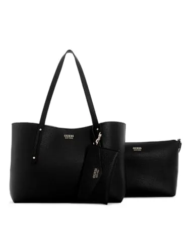 GUESS Shopper Handtasche Brenton Black - Stylische Handtasche aus hochwertigem Material, ideal für jeden Anlass und bietet viel Platz für Ihre Essentials.