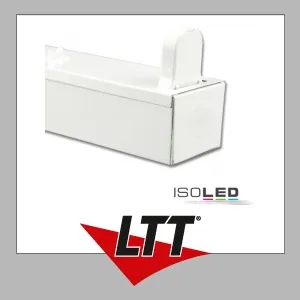 ISOLED Halterung für T8 Röhren 120cm, verkabelt, ohne VG