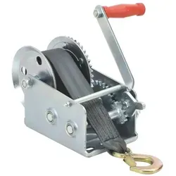 Seilwinde Anhänger Handwinde 360-1130kg - Züge & Winden - Robuste Handseilwinde mit Drahtseil, ideal für den Einsatz bei Anhängern und Booten, mit einer Tragkraft von bis zu 1130 kg.