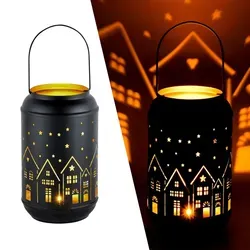 Teelichthalter Glowtree 20cm Schwarz Gold Metall Windlicht