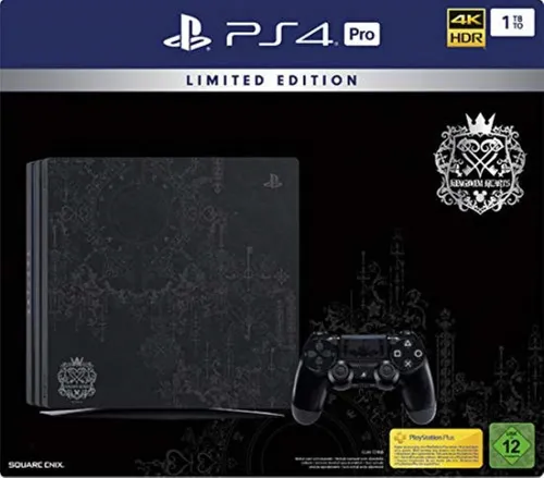 Sony Playstation 4 Pro Kingdom Hearts Limited Edition Bundle - Konsolen, exklusive Limited Edition mit einzigartigem Design und 1TB Speicher für unvergessliche Gaming-Erlebnisse.