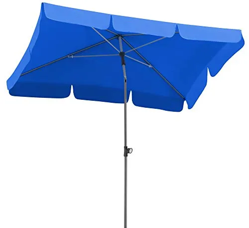 Schneider Sonnenschirm Locarno, royalblau, 180 x 120 cm - Sonnenschirm mit UV-Schutz 50+, wasserabweisender Bespannung und leichtem Stahlgestell. Ideal für Garten und Terrasse.