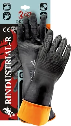 Gummihandschuhe Lang 60 cm aus Naturlatex,Arbeitshandschuhe Latexhandschuhe