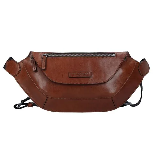 The Bridge Giulio Gürteltasche braun 07260501-1A - Hochwertige Gürteltasche aus Rindsleder in elegantem Braun, ideal für stilbewusste Männer und Frauen, die Funktionalität und Design schätzen.
