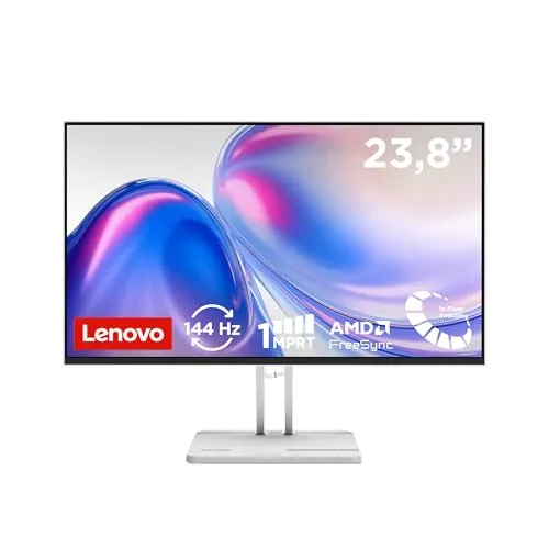 Lenovo L24-4C 24" Monitor - 1920x1080 FHD - 144Hz IPS - Der Lenovo L24-4C Monitor begeistert mit flüssigen 144Hz für Gaming und Multimedia. Mit IPS-Technologie für lebendige Farben und schnellem 1 ms Reaktionszeit ist er ideal für E-Sport und Multitasking.