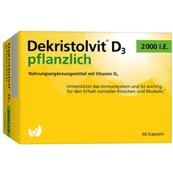 Dekristolvit D3 2000 I.e. Pflanzlich Kapseln