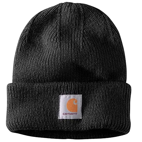 Carhartt Unisex Rib Knit Acrylic Hat Watch Hat Beanie-Mütze, Black