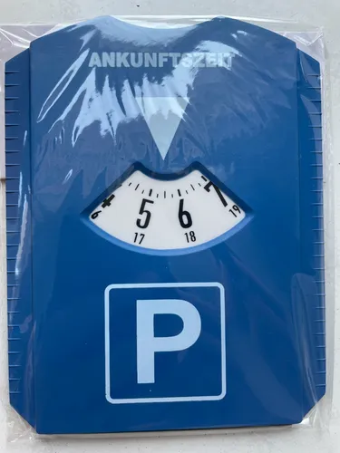 Parkscheibe EISKRATZER Parkuhr KUNSTSTOFF Auto KfZ Parkzone PKW LKW 24h P