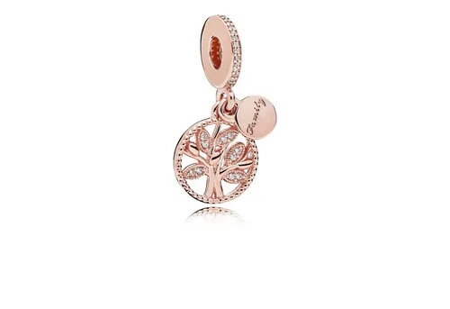 Pandora Bead Pandora Charm Anhänger Funkelnder Stammbaum 781728CZ rosé