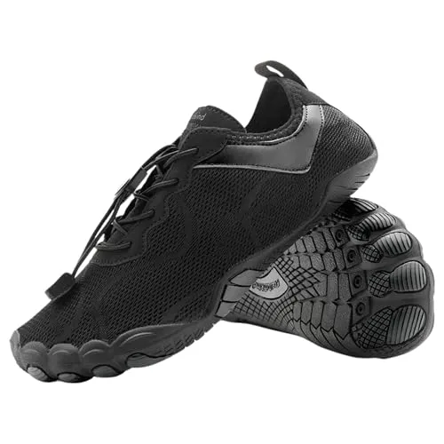 Freiluftkind Das Original – Kokoda rutschfeste Barfußschuhe (Schwarz/Größe EU 41) – Der perfekte Barfußschuh für Dein Abenteuer – Barfusslaufschuhe Barfuss Schuhe Barefoot Shoes