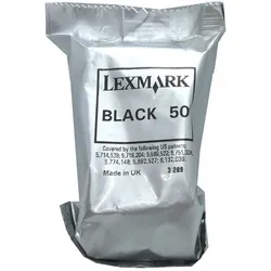 Original Lexmark Tintendruckkopfpatrone 50 schwarz für Z 22 705 Blister