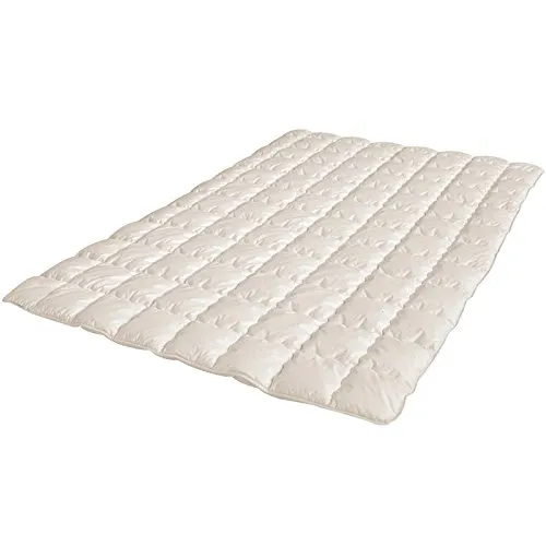 Öko Planet Bettdecke Medium 135x200 cm – 100% Bio Baumwolle, Ganzjahresdecke für Allergiker - Leichte Ganzjahresdecke aus 100% Bio Baumwolle, ideal für ein angenehmes Schlafklima. Waschbar bis 60°C, sorgt für ein trockenes und komfortables Schlafgefühl – perfekt für empfindliche Haut.