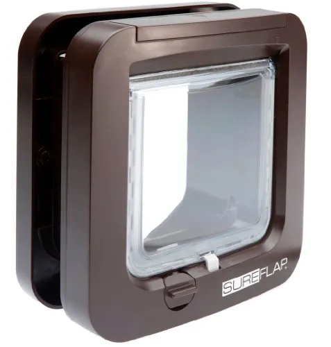 Sure Petcare SureFlap Mikrochip-Katzenklappe - batteriebetrieben, sicherer Freigang für Ihre Katze, einfach zu programmieren und vielseitig einsetzbar
