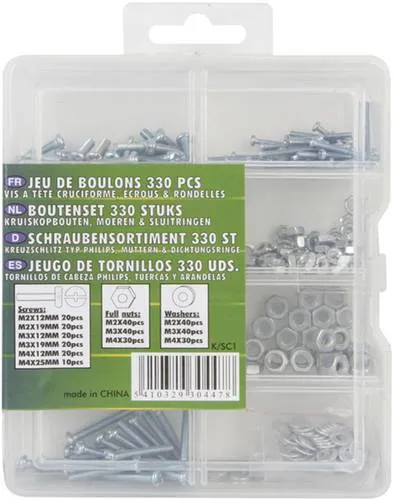 Velleman K/SC1 K/SC1 Muttern-Sortiment 1St.