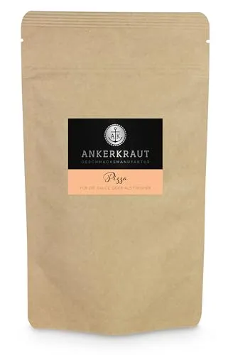 Ankerkraut Pizza, für original italienischen Pizza-Geschmack, wie aus dem Steinofen, auch für Pasta, Tomate-Mozzarella und viele weitere Gerichte, 80 g im Beutel