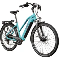 Zündapp Z810 E-Bike Damen Trekkingrad - E-Bike für Damen ab 155 cm, 8 Gänge und 550 Wh Akku für bis zu 130 km Reichweite. Mit komfortabler Sitzposition und StVZO Beleuchtung ideal für lange Strecken.