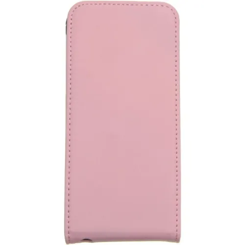 OEM Slim Leder Flip Case für iPhone 5, 5SE rosa (Apple iPhone 5, Apple iPhone SE) (25440257)