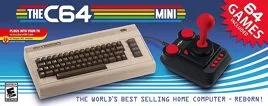 THE C64 MINI Retro Konsole mit 64 Spielen - Konsolen - Erlebe die Nostalgie mit 64 klassischen Spielen in HD-Qualität (720p) und HDMI-Anschluss für einfaches Spielen auf modernen TVs.