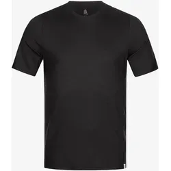 TOM FYFE Premium Merino T-Shirt Slim Fit Herren Schwarz/S aus 100% Merinowolle – atmungsaktiv und pflegeleicht - PFLEGELEICHT | Maschinenwaschbar bei 30 °C; oft reicht einfaches Lüften aus. WEICHER TRAGEKOMFORT | Angenehmes Tragegefühl durch hochwertige Garnkonstruktion. IDEAL FÜR ALLE AKTIVITÄTEN | Schnelles Trocknen und optimale Temperaturregulierung für jeden Anlass.