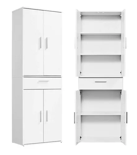 mokebo® Mehrzweckschrank 60cm 'Der Praktische' - Büroschrank mit cleverem Stauraum! Viel Platz durch mehrere Fächer und Schubladen, ideal auch als Schuhschrank oder Apothekerschrank. Made in Germany, klimaneutral geliefert.