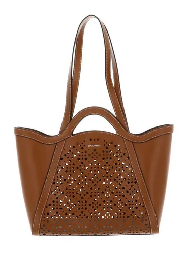 COCCINELLE Schultertasche Handbag aus echtem Rindsleder - Elegante Schultertasche aus hochwertigem Rindsleder, ideal für den Alltag. Mit zwei praktischen Tragegriffen und Magnetverschluss sorgt sie für Stil und Funktionalität.