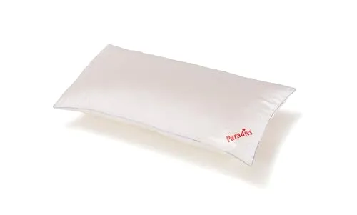 Paradise by CHECK.IN Kopfkissen Paradies Softy medium – BIO Kissen 40x60 cm - Hochwertiges BIO Kissen mit 100% Baumwollbezug, ideal für erholsamen Schlaf und allergikerfreundlich.