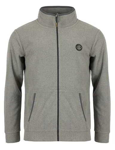 Roadsign Fleecejacke Grau - XXL mit Stehkragen - Komfortable Fleecejacke mit Reißverschluss und praktischer Kängurutasche. Ideal für Freizeit und Alltag, bietet sie Wärme und Stil in einem.