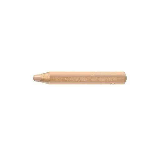 STABILO woody 3 in 1 Buntstift fleischorange - Schreibutensilien: Buntstift, Wassermalfarbe und Wachsmalkreide in einem – bruchsichere Mine mit hoher Deckkraft und intensiven Farben, ideal auch für glatte Oberflächen.