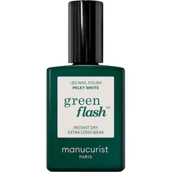 manucurist Paris Nägel Nagellack Green Flash Milky White 15 ml (1.195,33 € / 1 l)