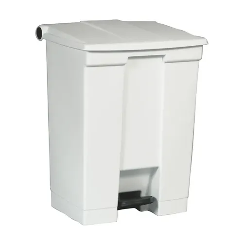 Rubbermaid Step-on Classic Mülleimer 68,1 L Weiß - Haushaltszubehör: Hygienischer Tretabfalleimer mit 68,1 L Fassungsvermögen, ideal für berührungslose Entsorgung und optimale Geruchsreduzierung.