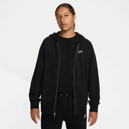 NIKE Herren Kapuzensweat Club Fleece - Shirts & Tops – Klassischer Hoodie mit durchgehendem Reißverschluss und doppellagiger Kapuze für optimalen Tragekomfort und Stil.