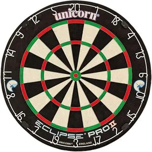 Unicorn Eclipse Pro2 Bristle Board (79453) - Hochwertige Dartscheibe für Profis - Dartscheibe aus strapazierfähigem Bristle-Material, ideal für ambitionierte Spieler und Turniere. Perfekte Spielbedingungen und lange Haltbarkeit.